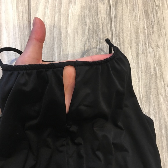 ❌sold❌Loft halter black maxi dress SP - Picture 3 of 7